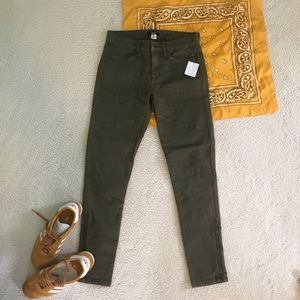 Urban Outfitters BDG Khakis with Zipper Detail NWT